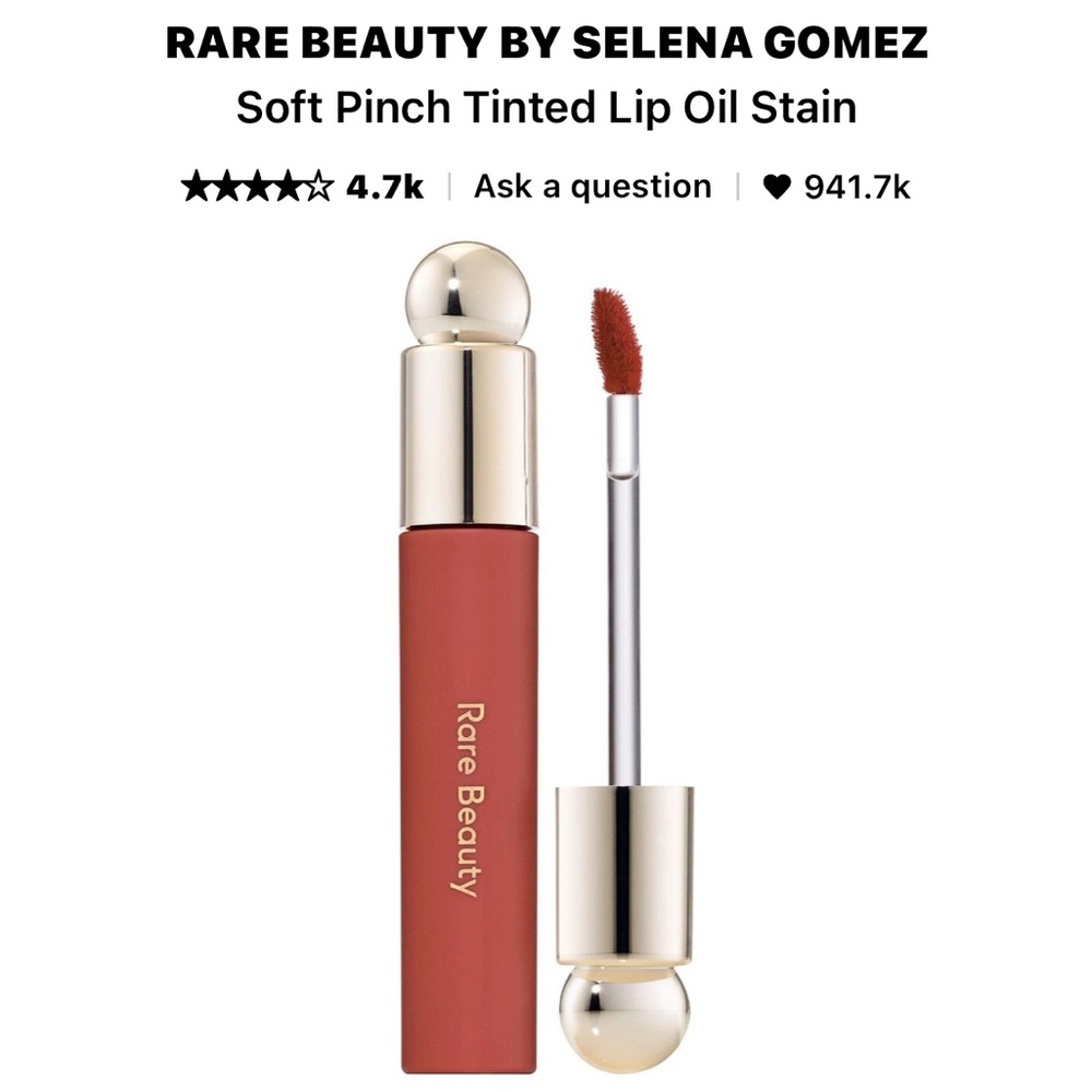 SALE💋Rare Beauty Soft Pinch Tinted Lip Oil - Affection